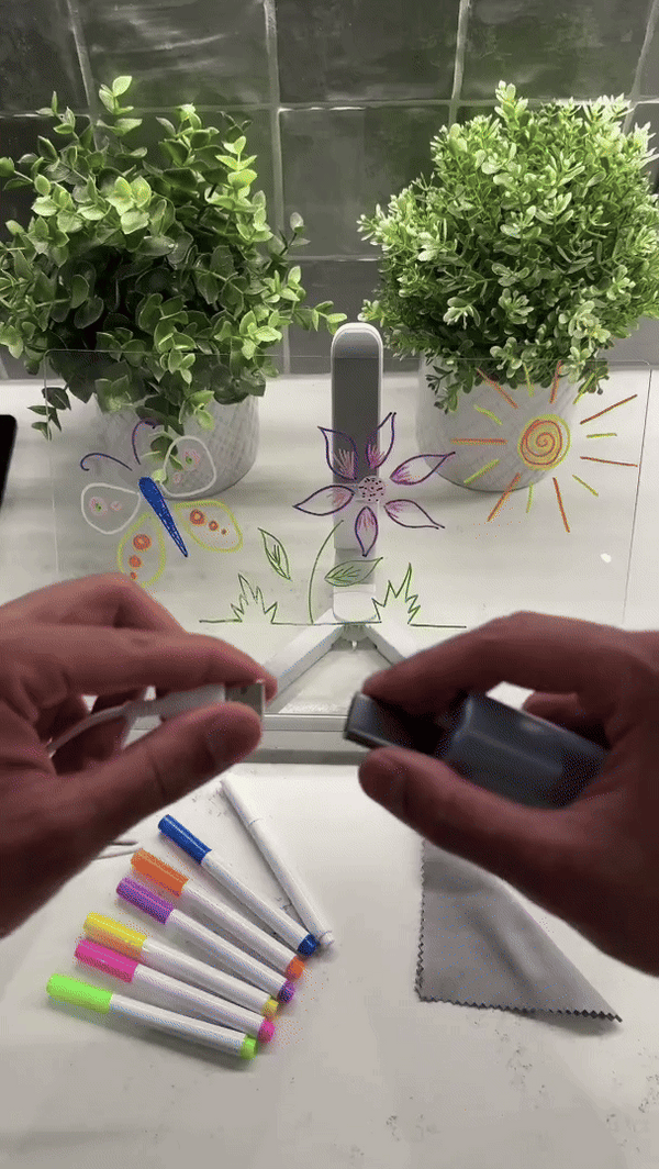 Tăbliță pentru Mesaje din Acrilic cu 7 Culori Iluminate